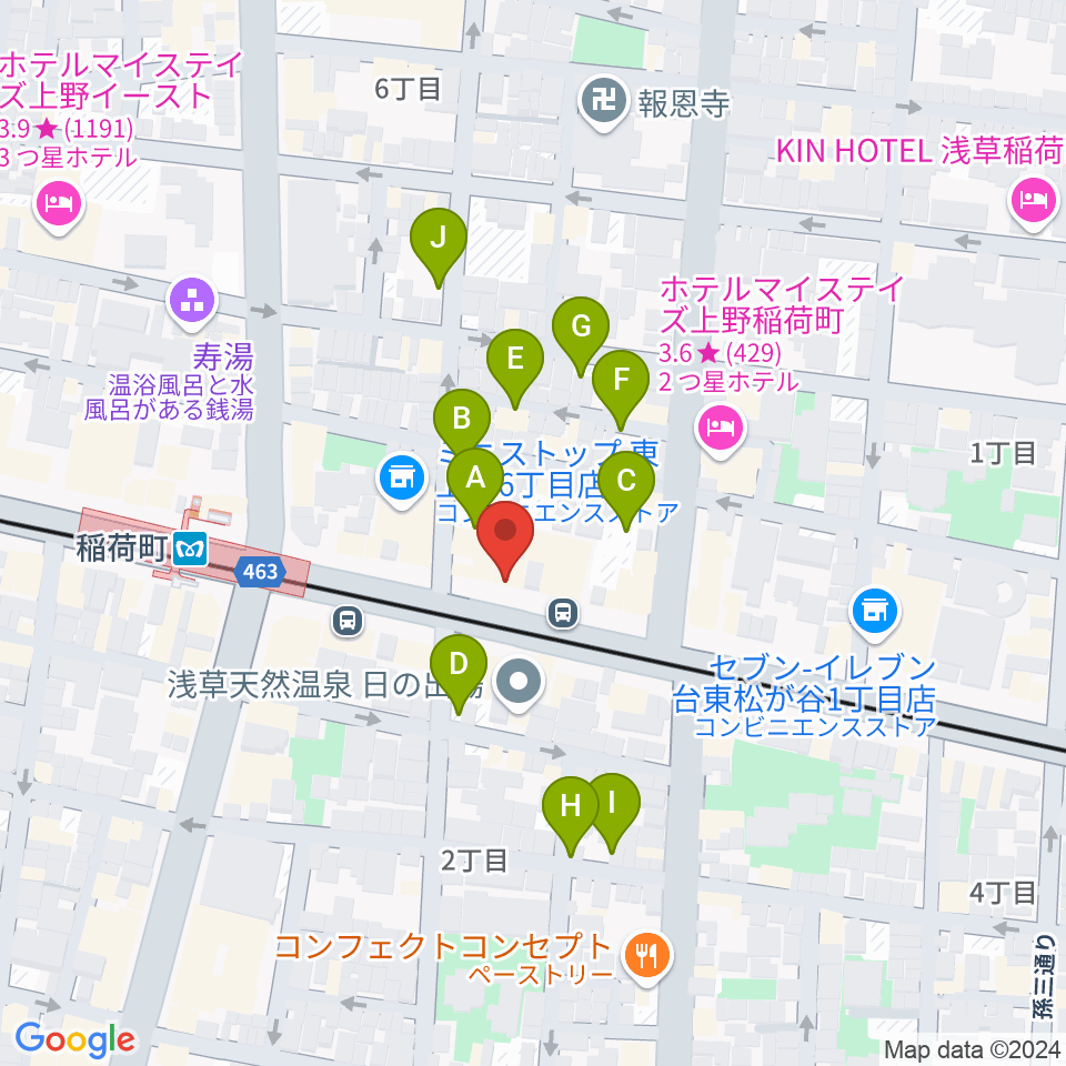 高級二胡専門店名師堂 東京店周辺の駐車場・コインパーキング一覧地図