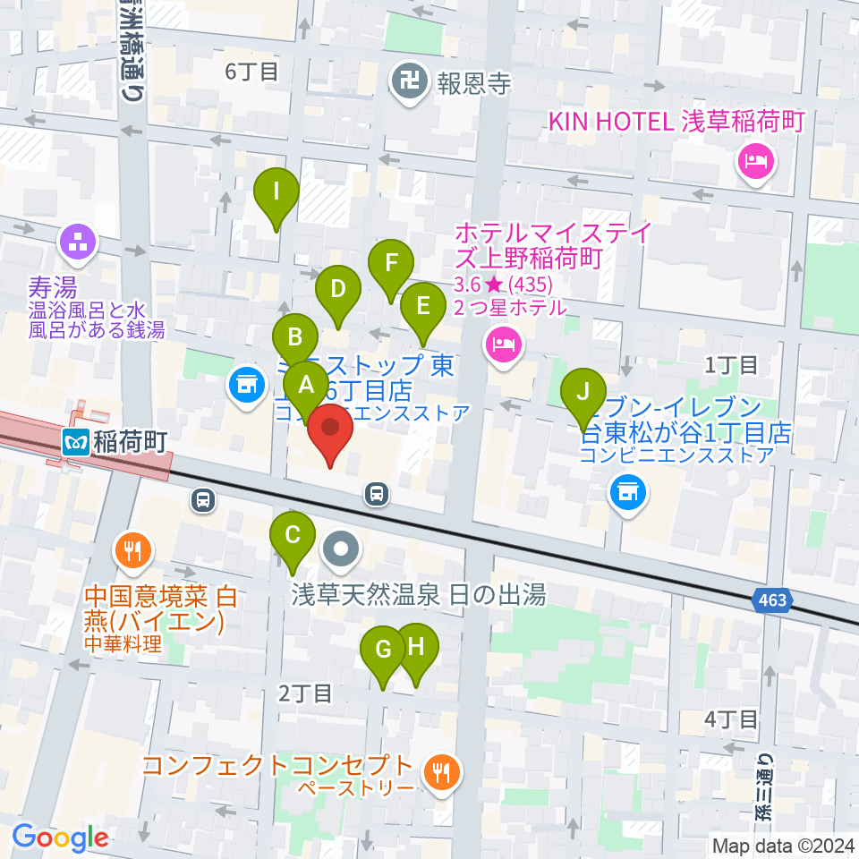 高級二胡専門店名師堂 東京店周辺の駐車場・コインパーキング一覧地図