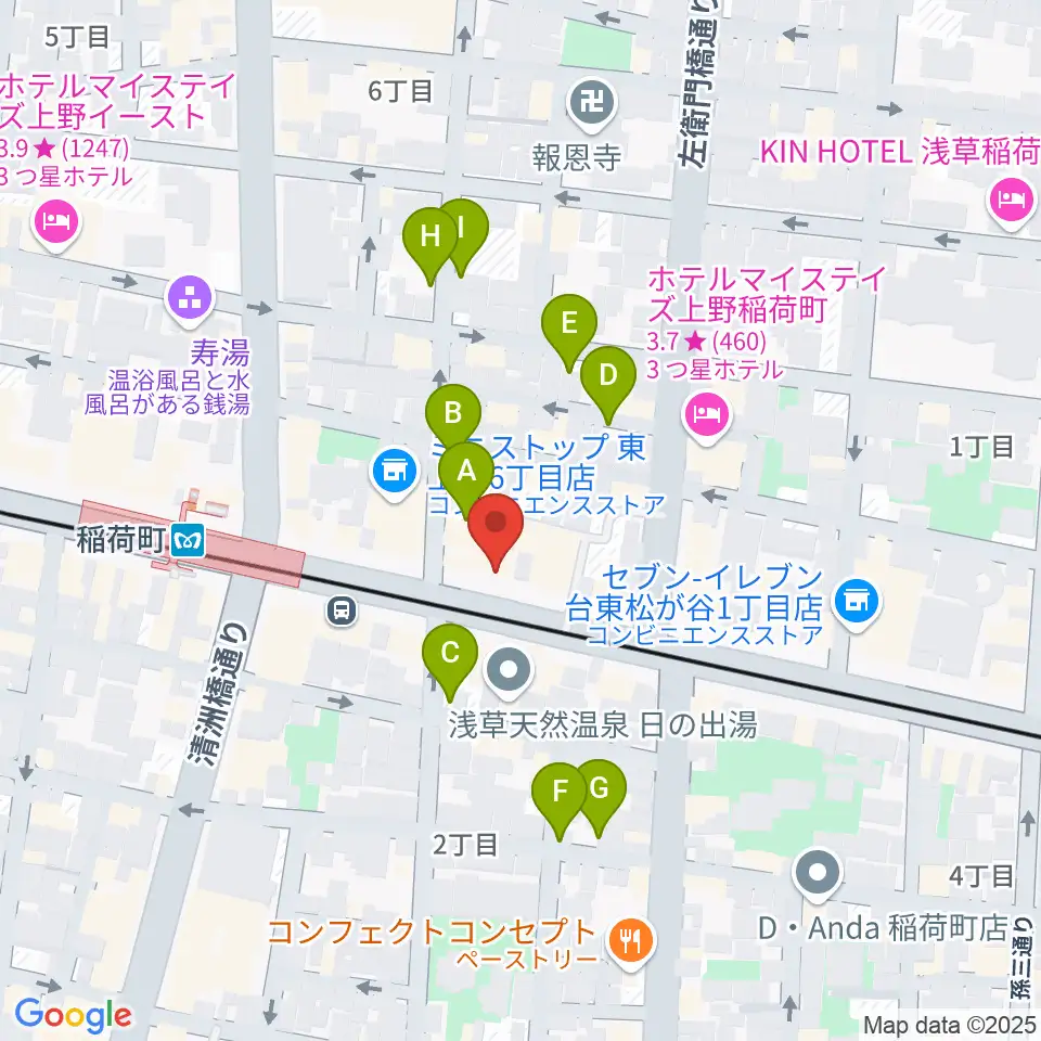 高級二胡専門店名師堂 東京店周辺の駐車場・コインパーキング一覧地図