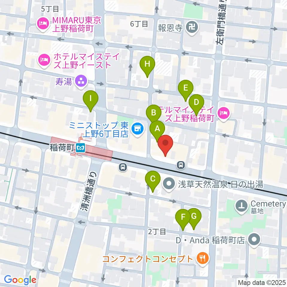 高級二胡専門店名師堂 東京店周辺の駐車場・コインパーキング一覧地図