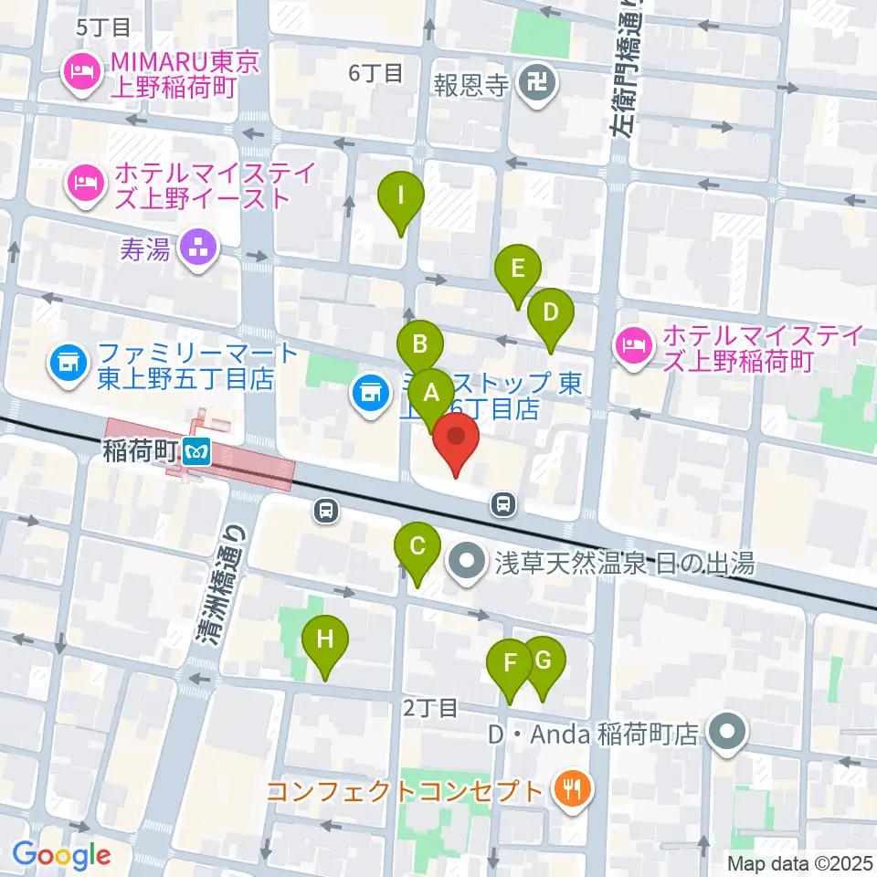 高級二胡専門店名師堂 東京店周辺の駐車場・コインパーキング一覧地図