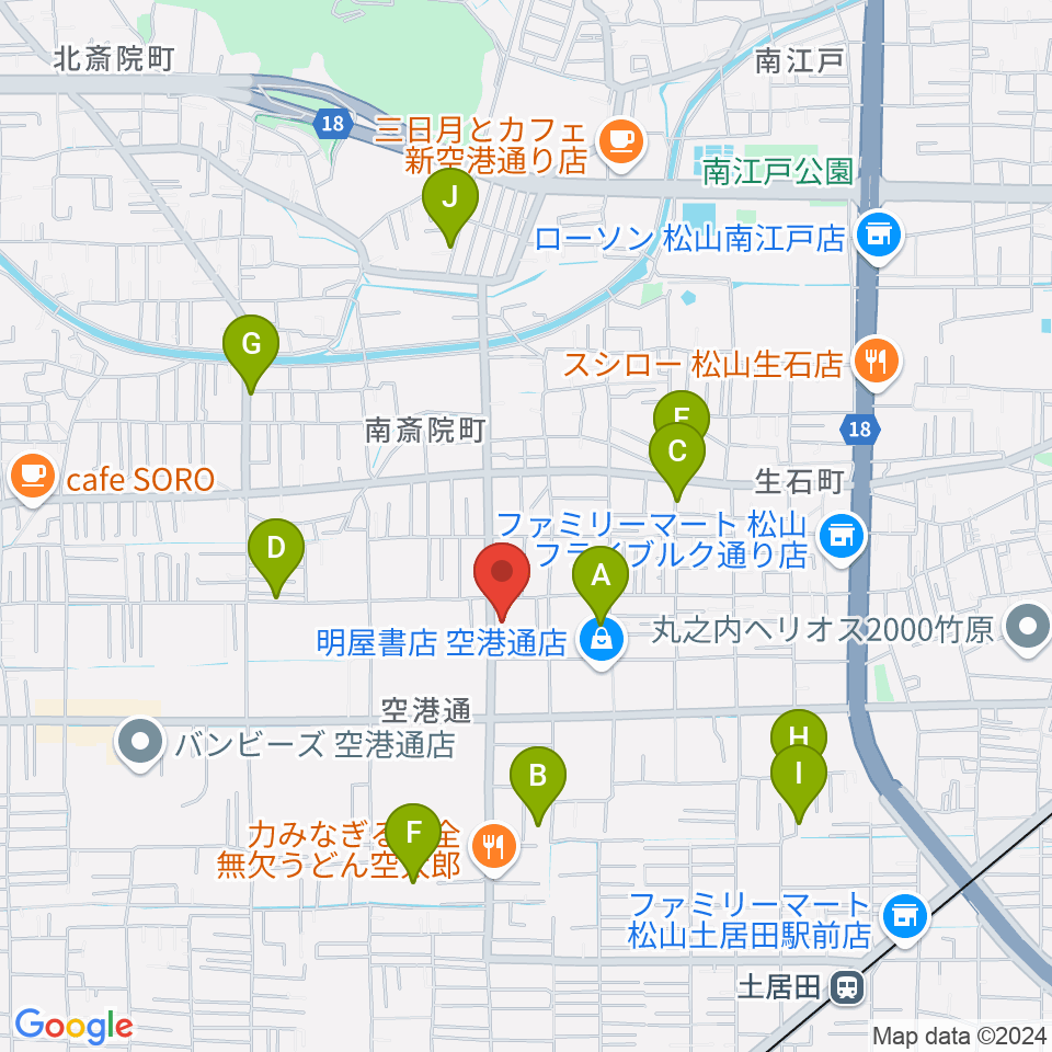 WEST MUSIC周辺の駐車場・コインパーキング一覧地図