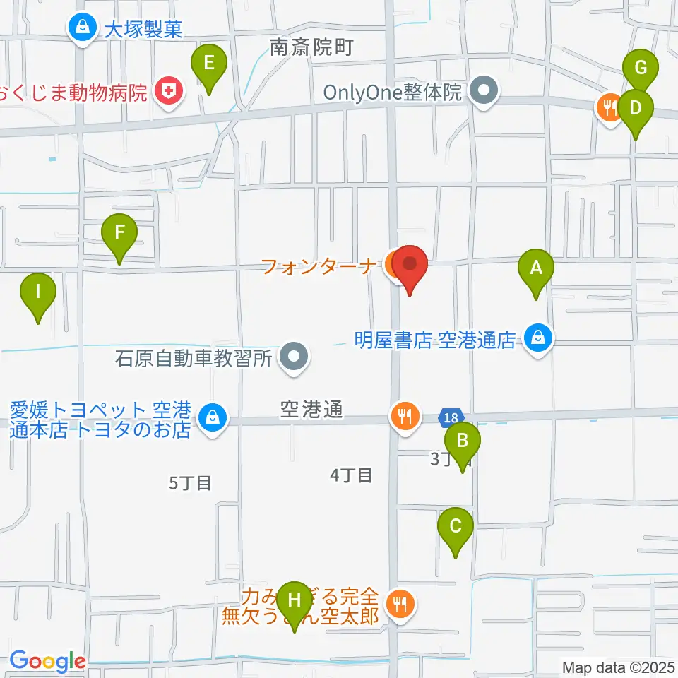 WEST MUSIC周辺の駐車場・コインパーキング一覧地図