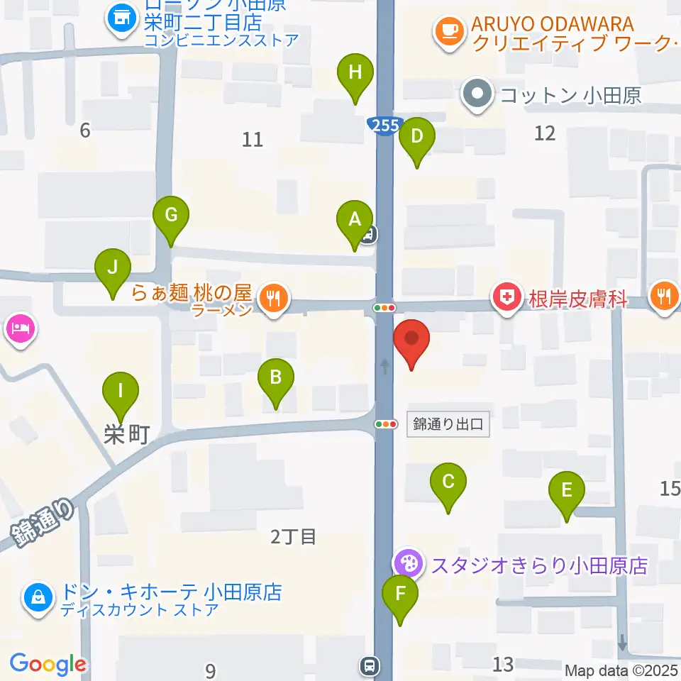 大村楽器店リベルテ大村周辺の駐車場・コインパーキング一覧地図