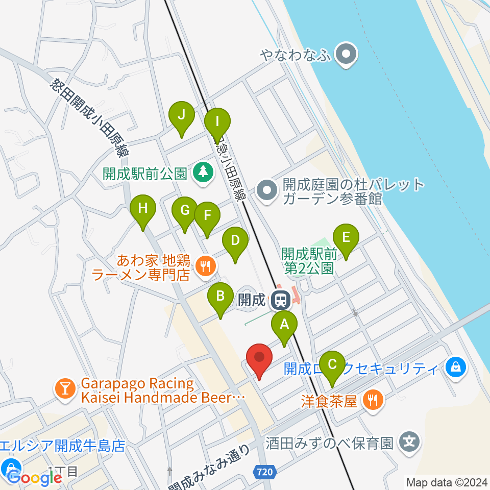 大村楽器店 足柄営業所周辺の駐車場・コインパーキング一覧地図