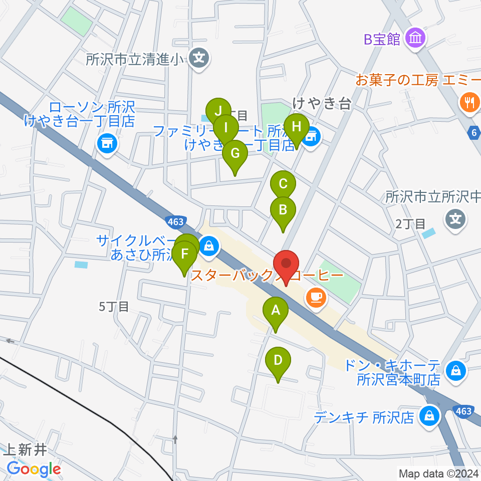 中冨管楽器工房周辺の駐車場・コインパーキング一覧地図