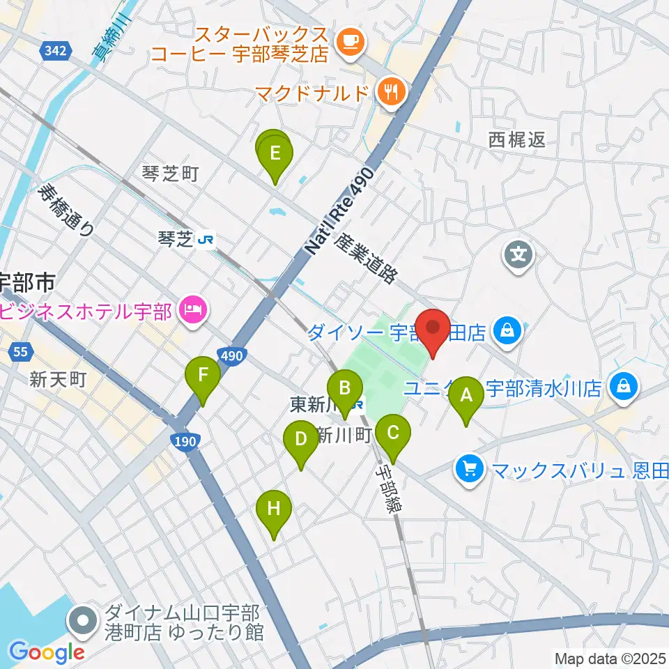 イトオ楽器店周辺の駐車場・コインパーキング一覧地図