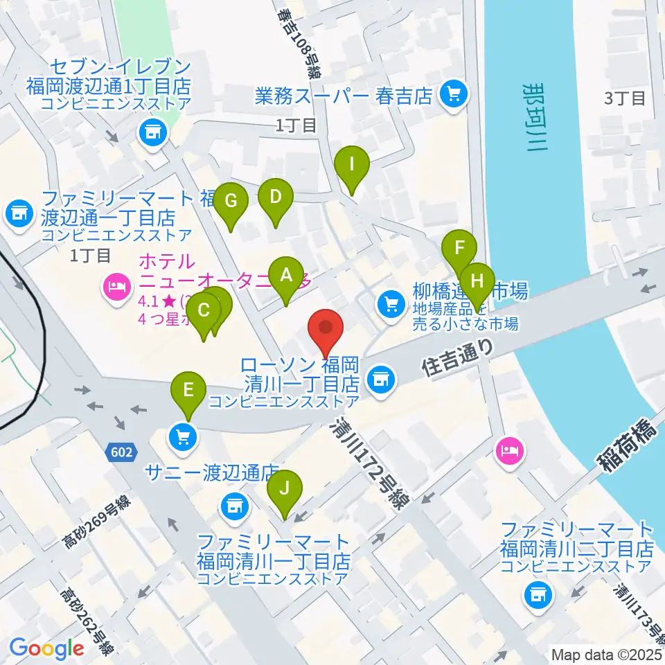 ファインギターズ周辺の駐車場・コインパーキング一覧地図
