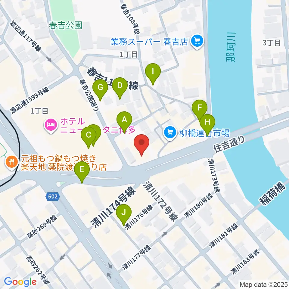 ファインギターズ周辺の駐車場・コインパーキング一覧地図