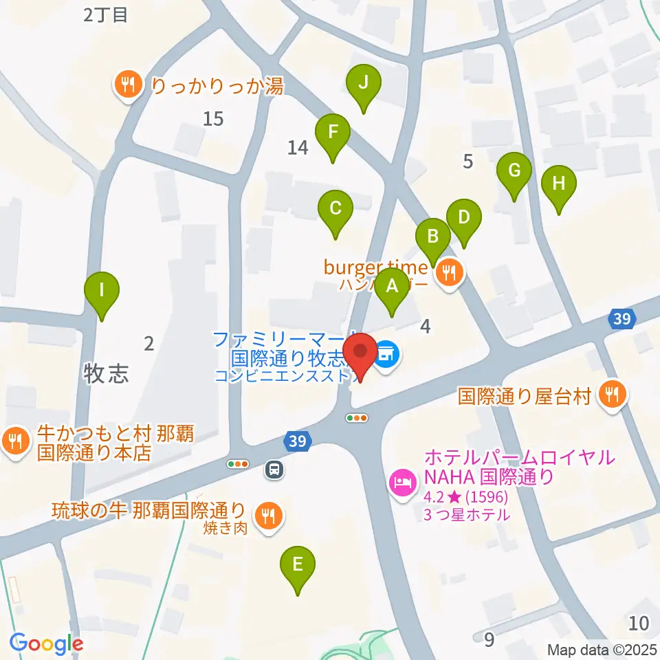 丸高楽器店周辺の駐車場・コインパーキング一覧地図