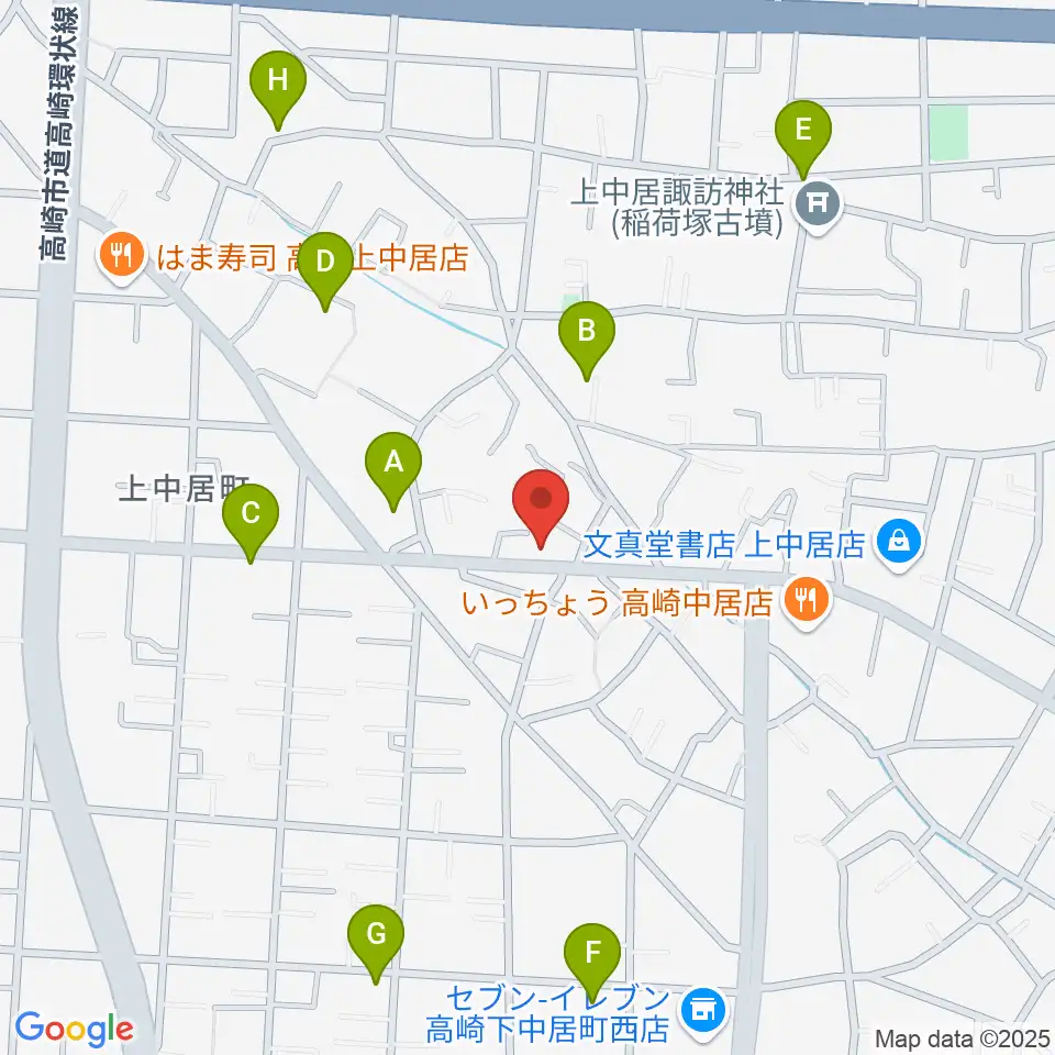 ミュージカルボックス周辺の駐車場・コインパーキング一覧地図