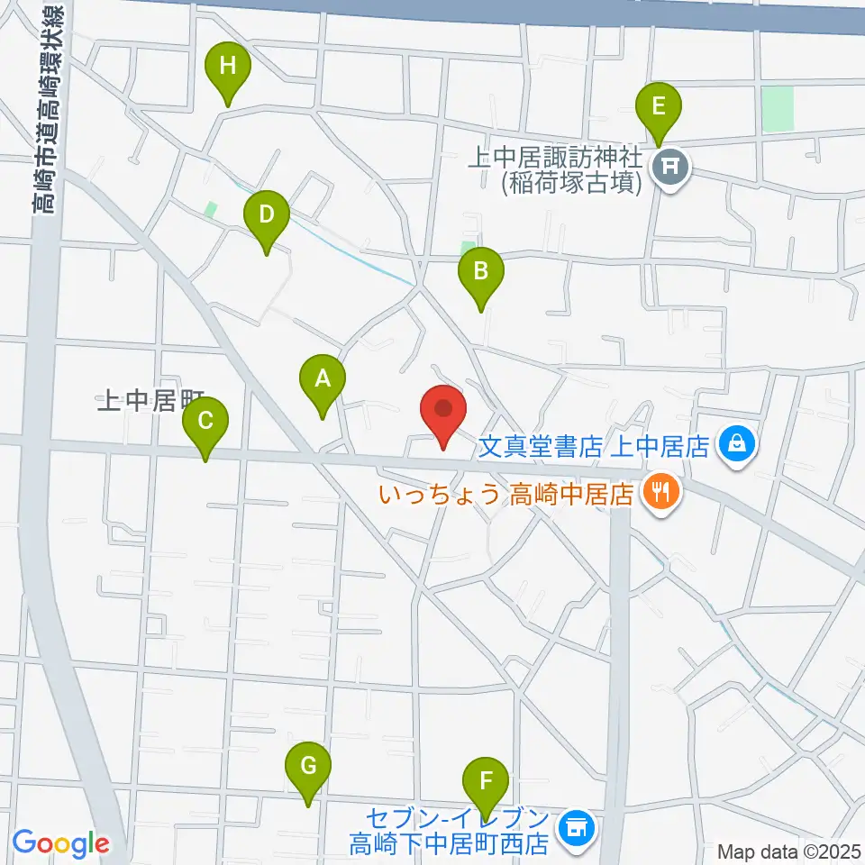 ミュージカルボックス周辺の駐車場・コインパーキング一覧地図