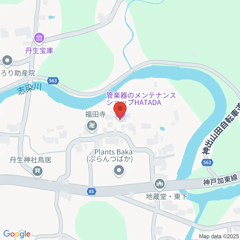 管楽器のメンテナンスショップHATADA周辺の駐車場・コインパーキング一覧地図
