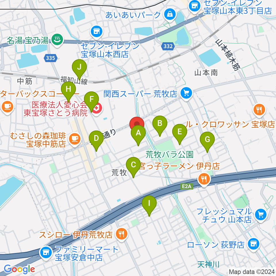 大阪芸術大学短期大学部メディア・芸術学科周辺の駐車場・コインパーキング一覧地図