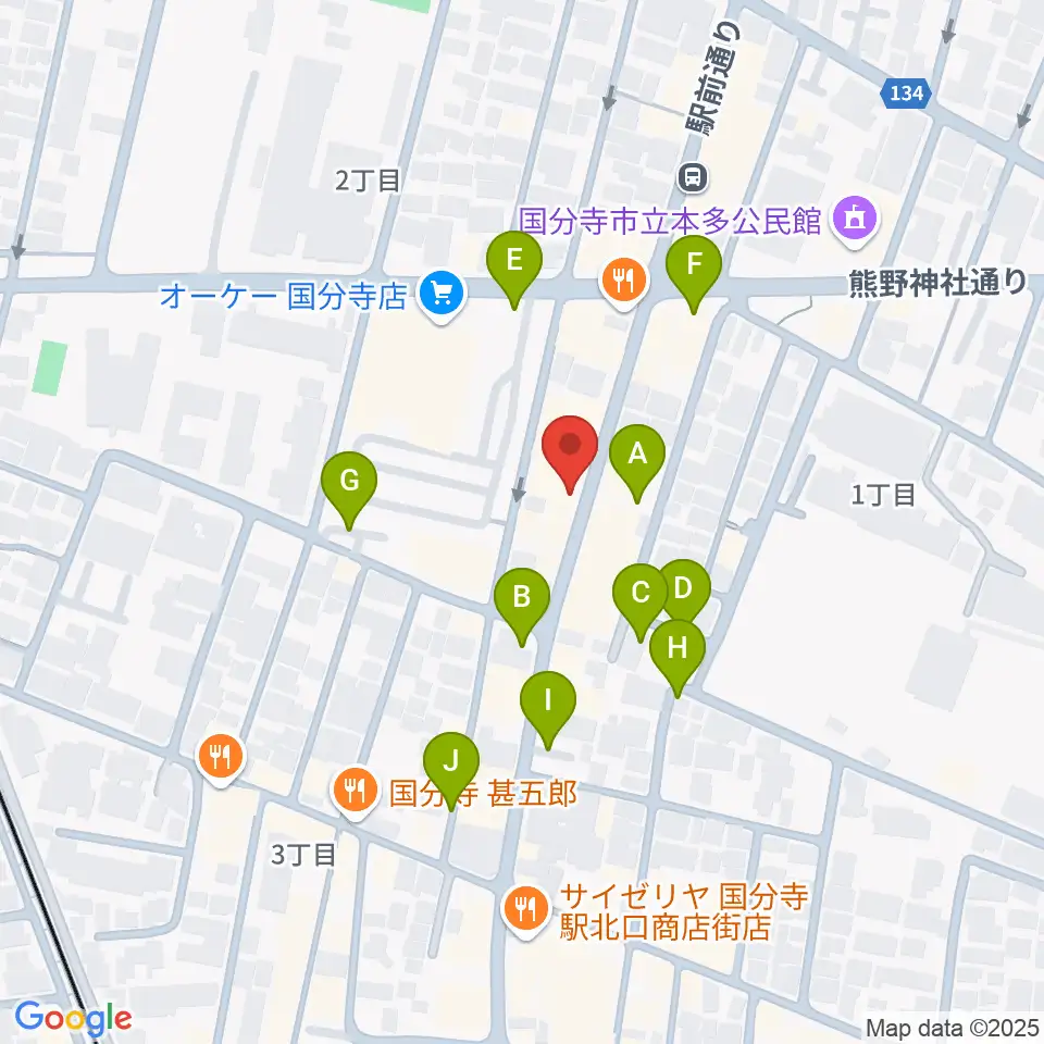ファーストアヴェニュースタジオ周辺の駐車場・コインパーキング一覧地図