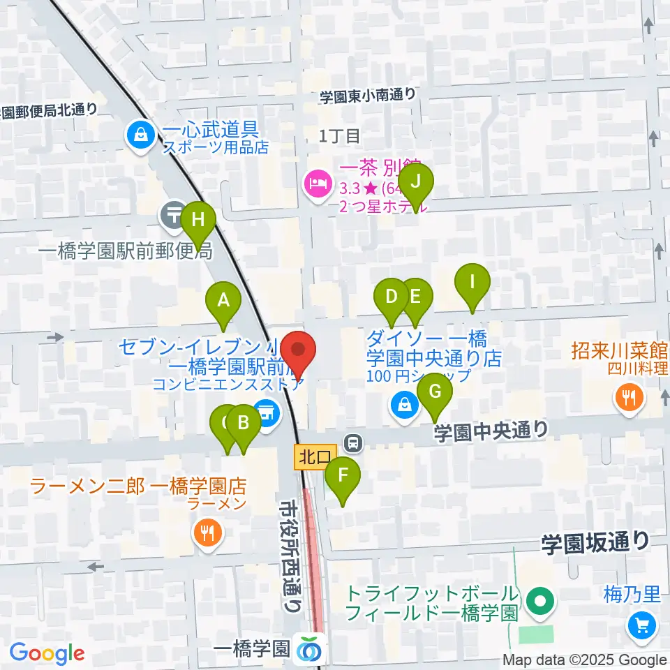 宮地楽器 小平センター周辺の駐車場・コインパーキング一覧地図