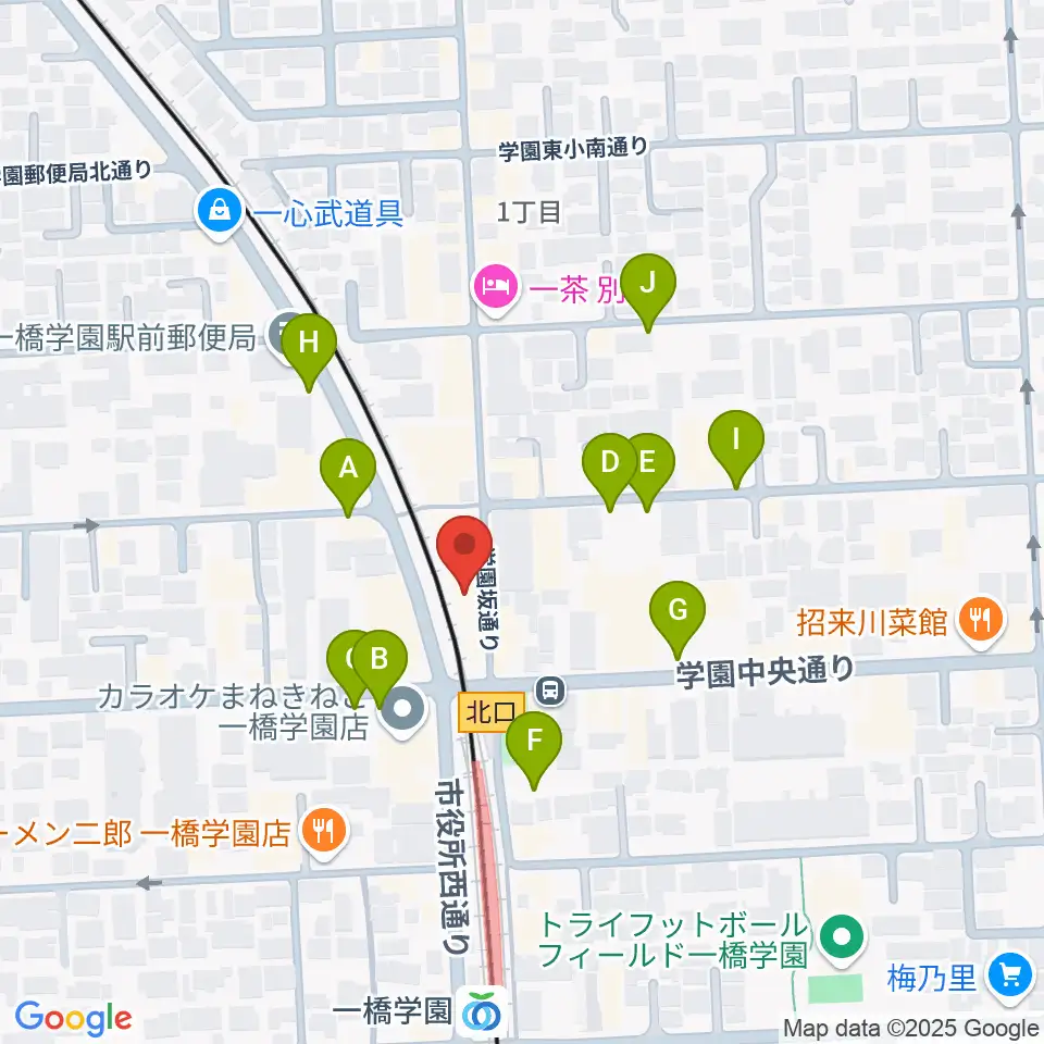 宮地楽器 小平センター周辺の駐車場・コインパーキング一覧地図