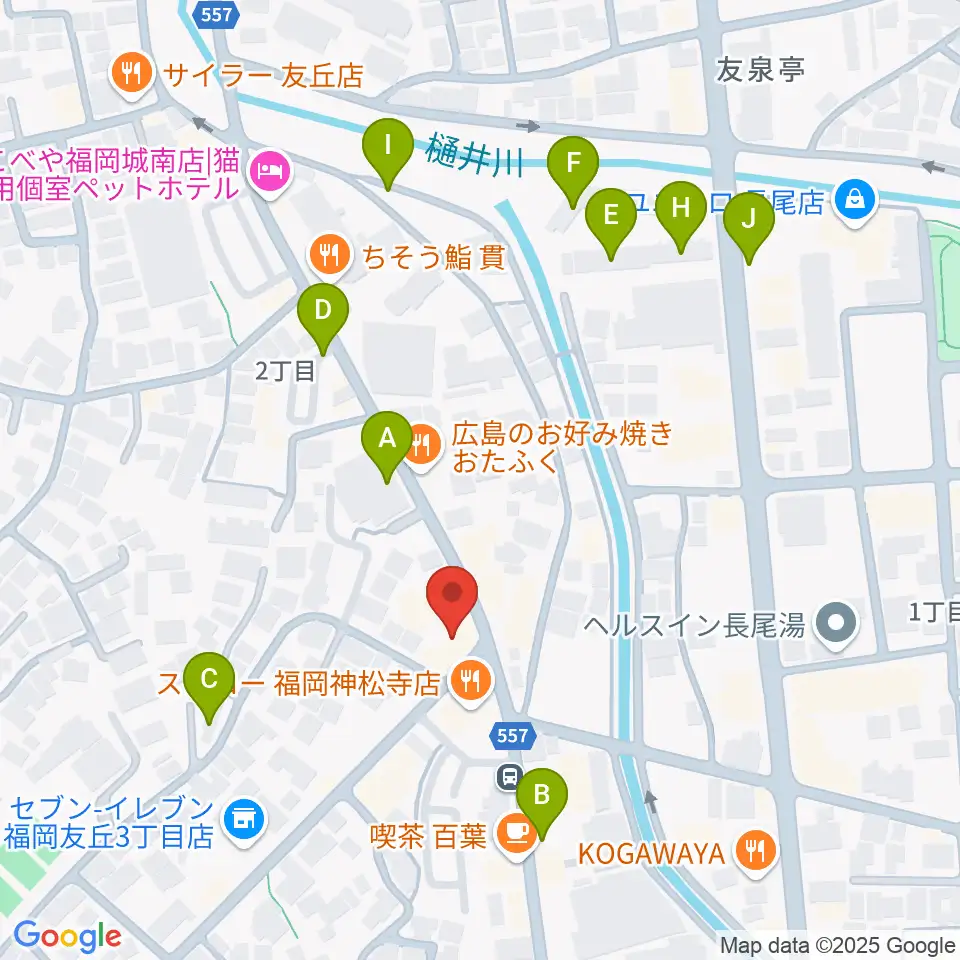 音楽教室トップ・シャイニング周辺の駐車場・コインパーキング一覧地図