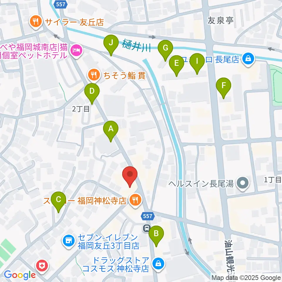 音楽教室トップ・シャイニング周辺の駐車場・コインパーキング一覧地図