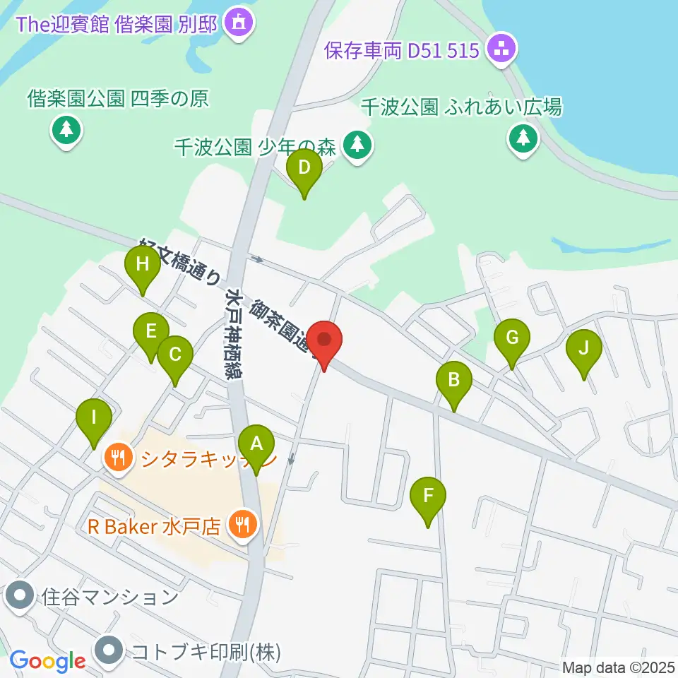 センバヤマスタジオ周辺の駐車場・コインパーキング一覧地図