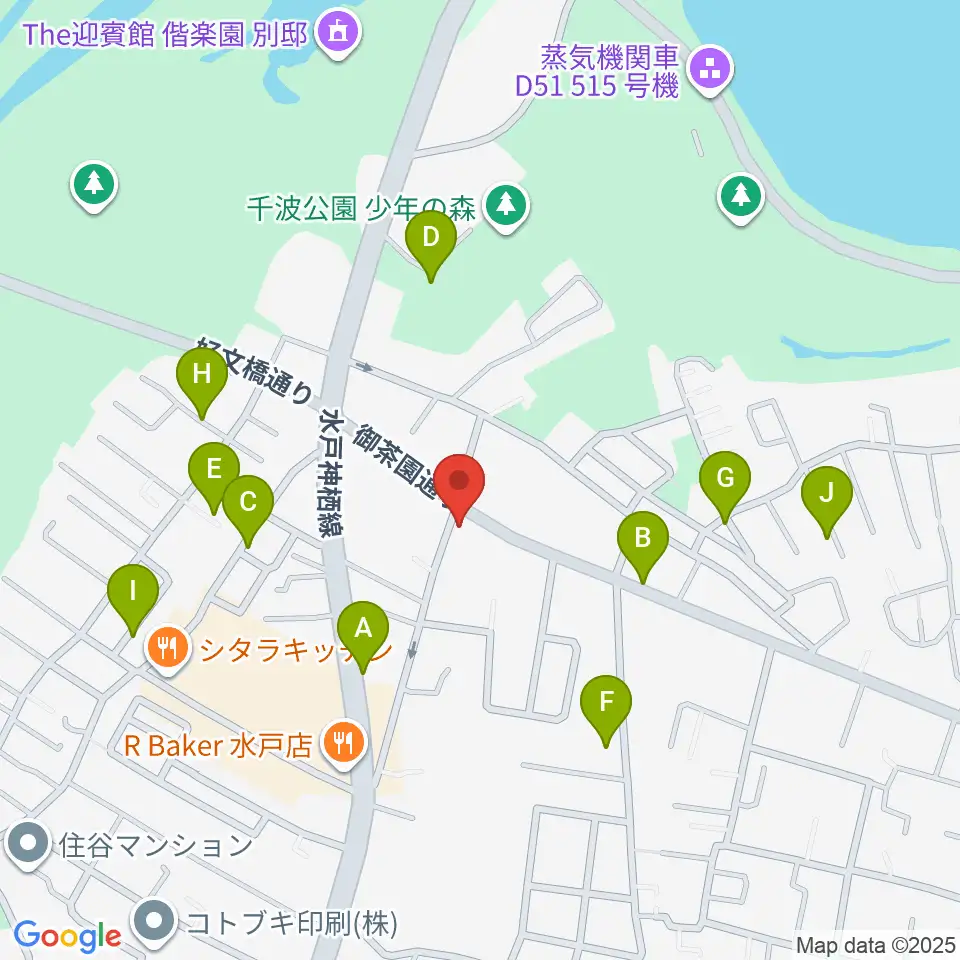 センバヤマスタジオ周辺の駐車場・コインパーキング一覧地図