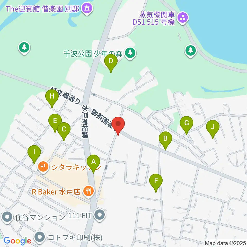 センバヤマスタジオ周辺の駐車場・コインパーキング一覧地図