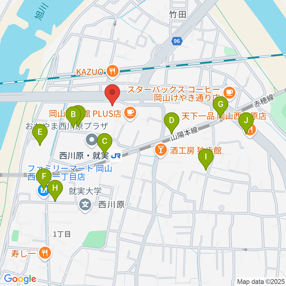 ラッシュミュージックアカデミー周辺の駐車場・コインパーキング一覧地図