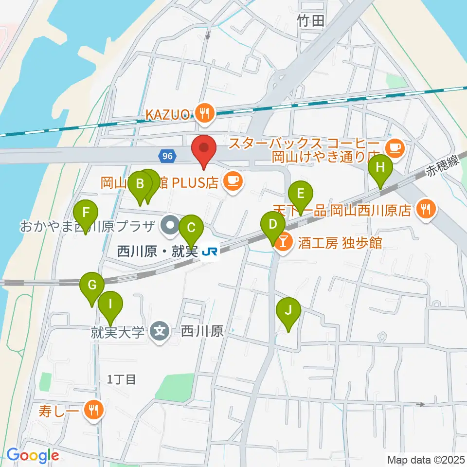 ラッシュミュージックアカデミー周辺の駐車場・コインパーキング一覧地図