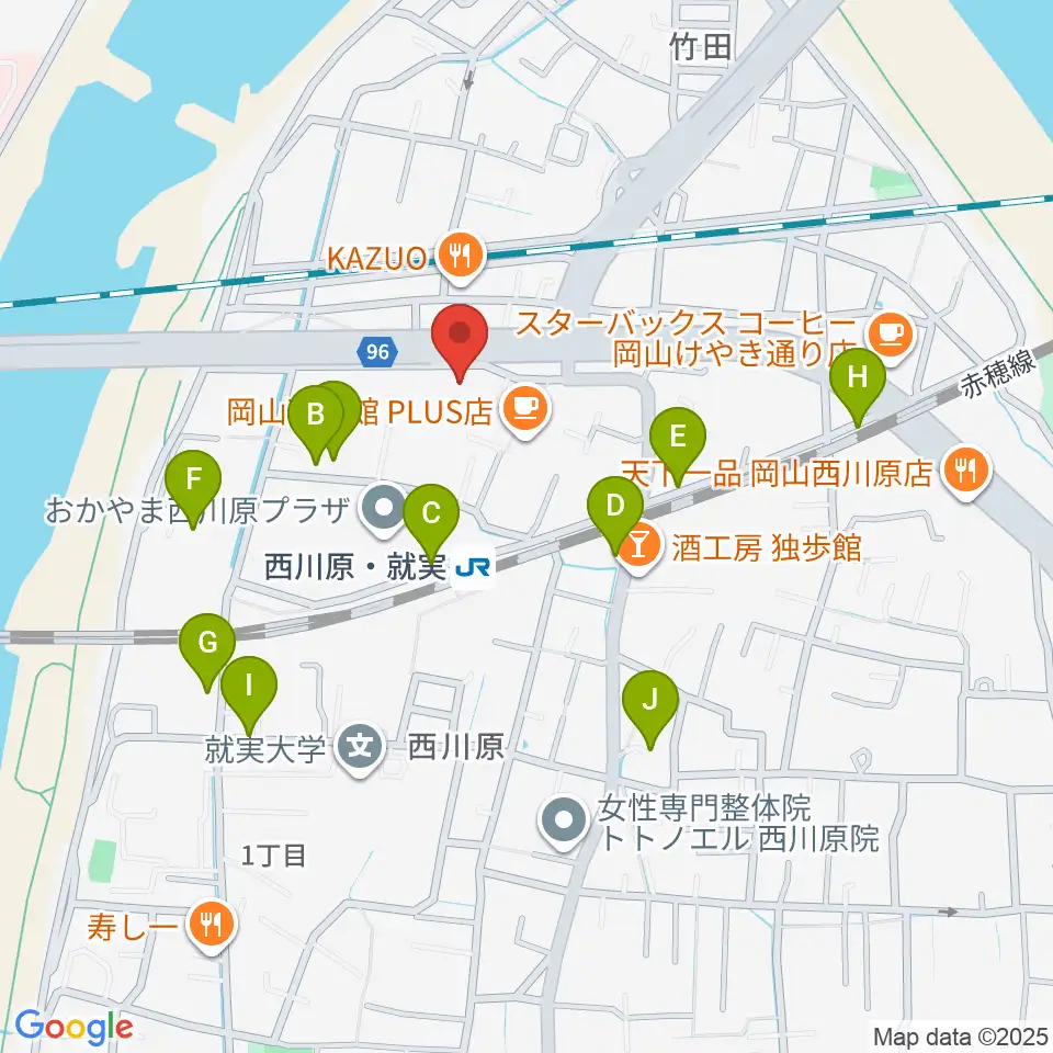 ラッシュミュージックアカデミー周辺の駐車場・コインパーキング一覧地図