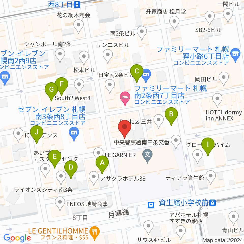 井関楽器周辺の駐車場・コインパーキング一覧地図