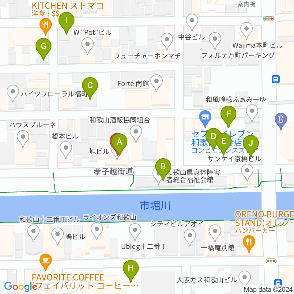 スタジオツインスターズ周辺の駐車場・コインパーキング一覧地図