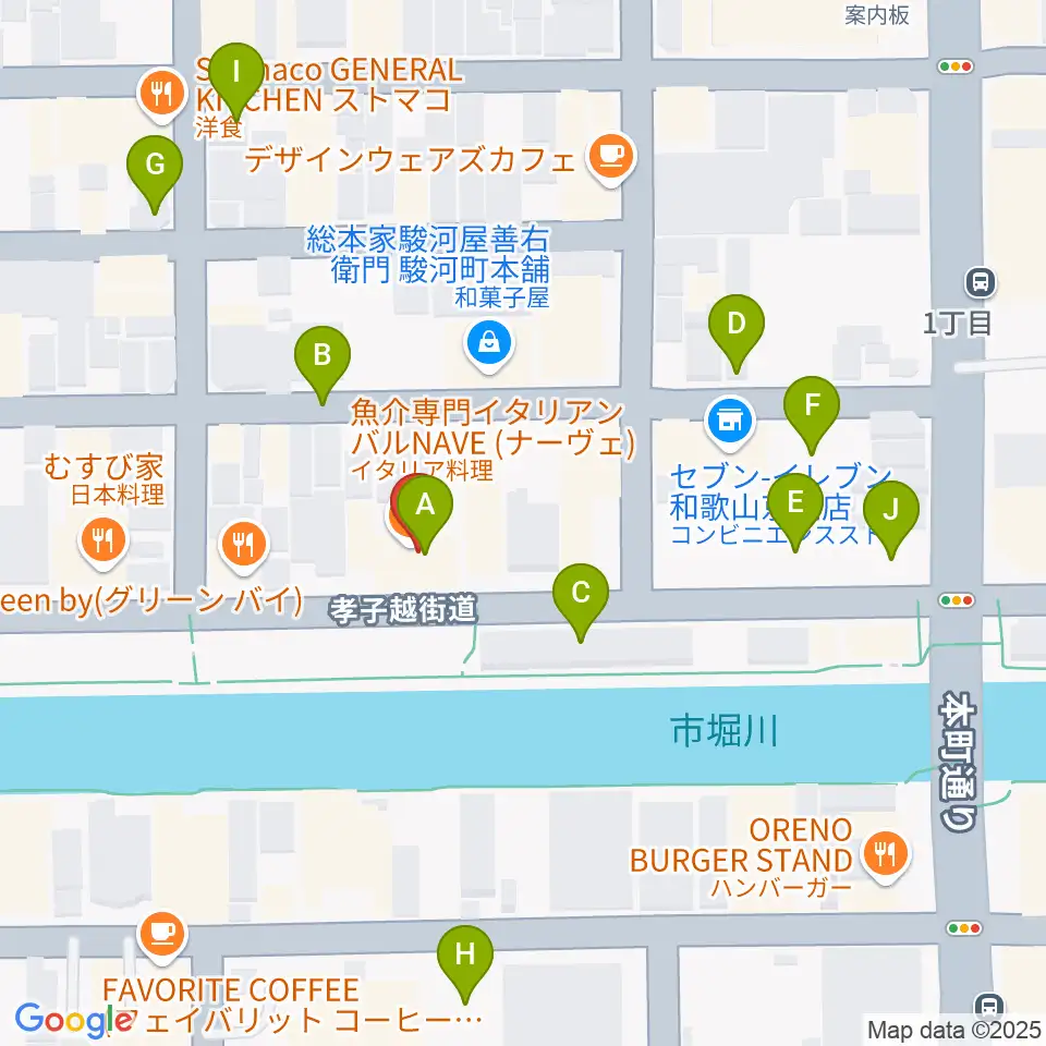 スタジオツインスターズ周辺の駐車場・コインパーキング一覧地図