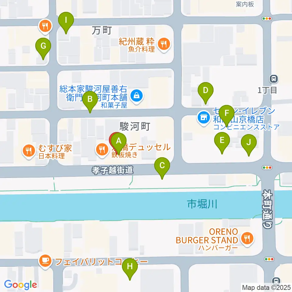スタジオツインスターズ周辺の駐車場・コインパーキング一覧地図
