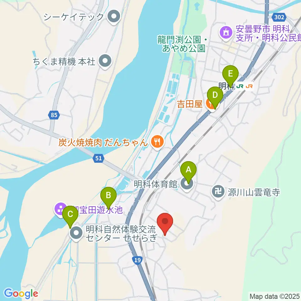 ミュージックストーン周辺の駐車場・コインパーキング一覧地図
