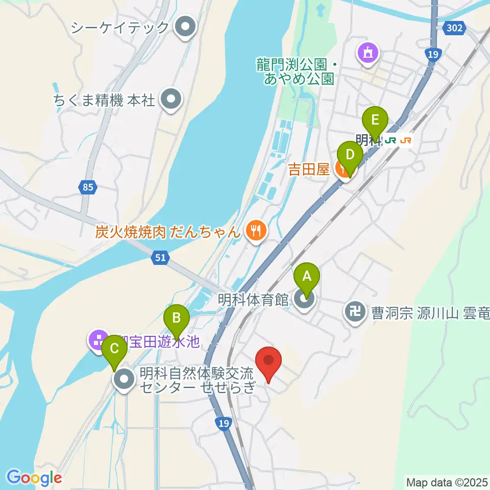 ミュージックストーン周辺の駐車場・コインパーキング一覧地図
