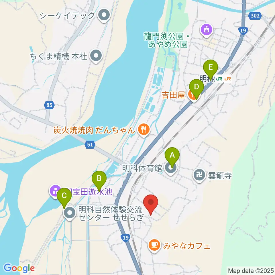 ミュージックストーン周辺の駐車場・コインパーキング一覧地図