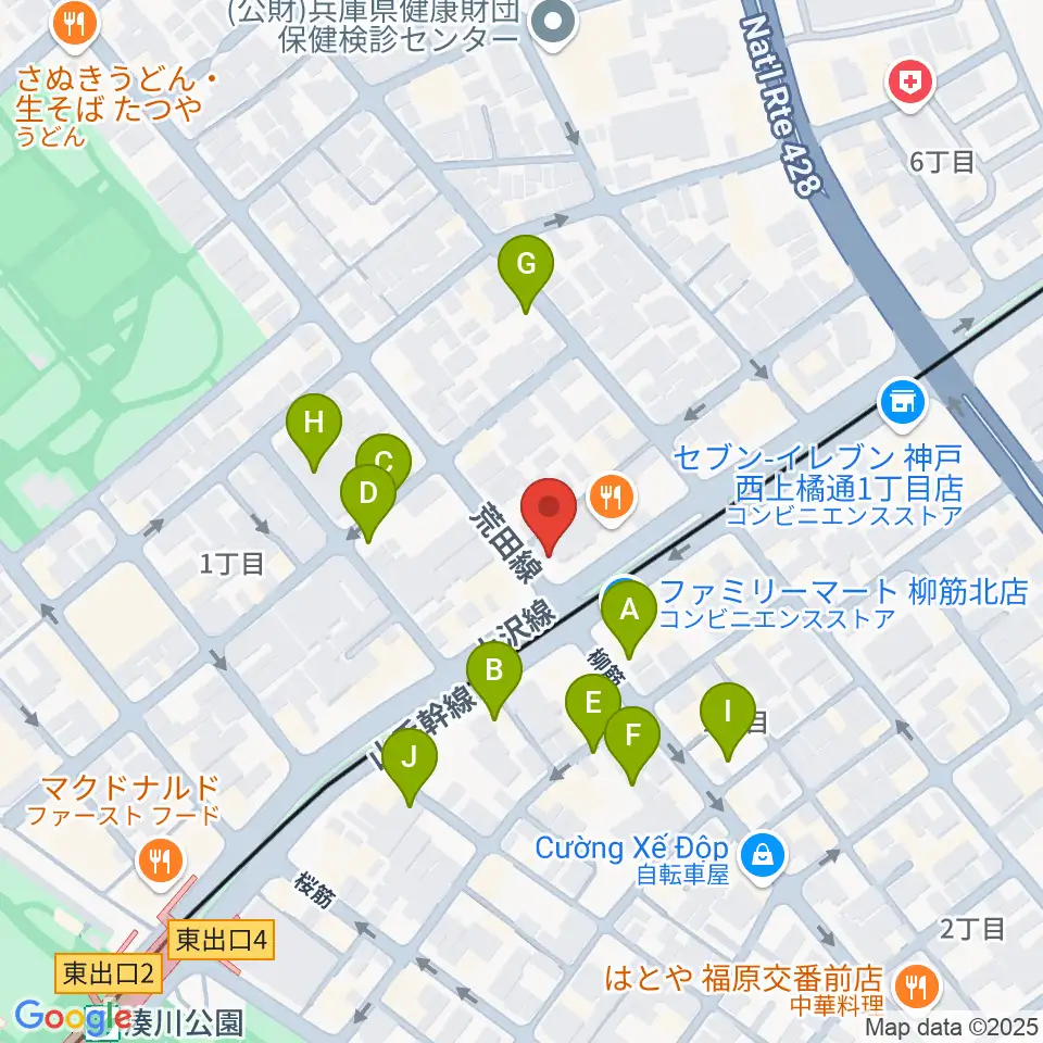 きどやバイオリン工房周辺の駐車場・コインパーキング一覧地図