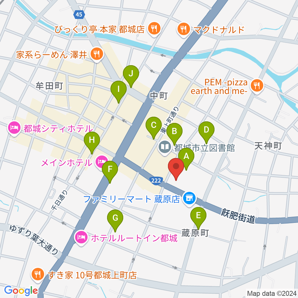 ウエルネス交流プラザ周辺の駐車場・コインパーキング一覧地図