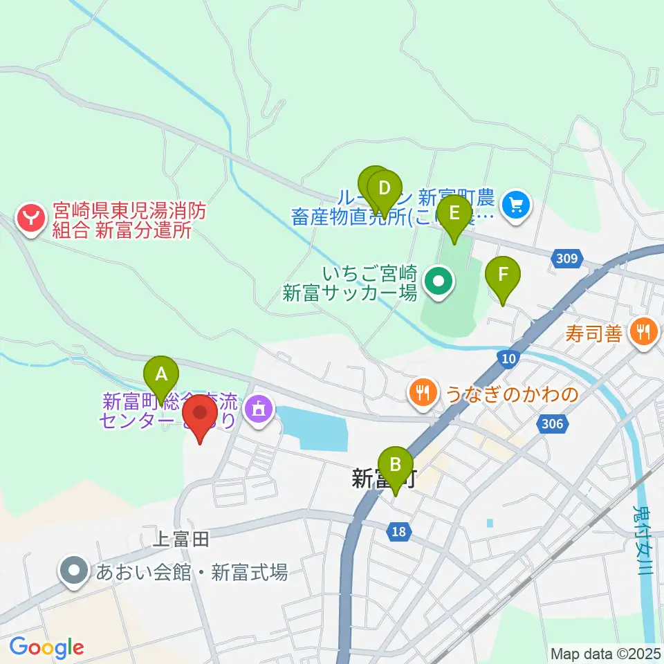 新富町文化会館周辺の駐車場・コインパーキング一覧地図