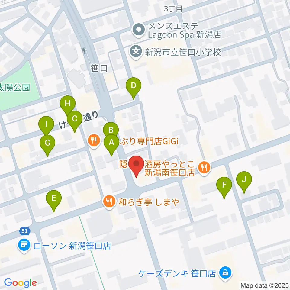 桐朋 子供のための音楽教室 新潟教室周辺の駐車場・コインパーキング一覧地図