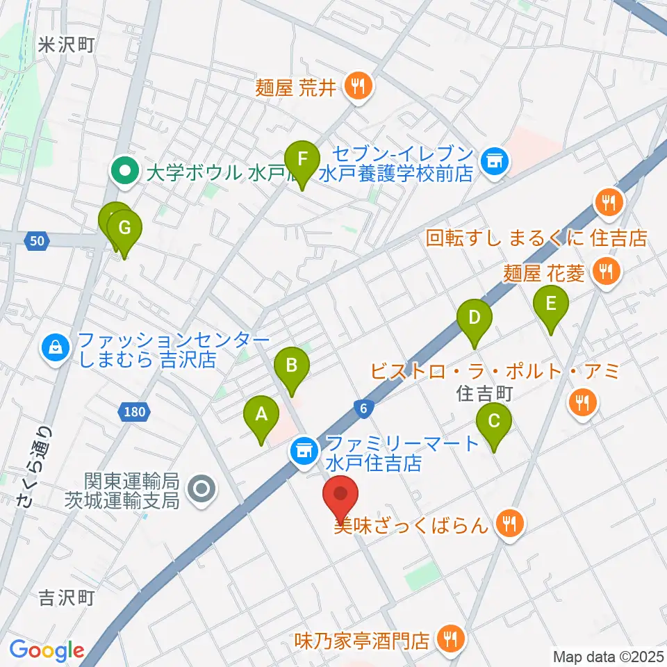 桐朋 子供のための音楽教室 水戸教室周辺の駐車場・コインパーキング一覧地図