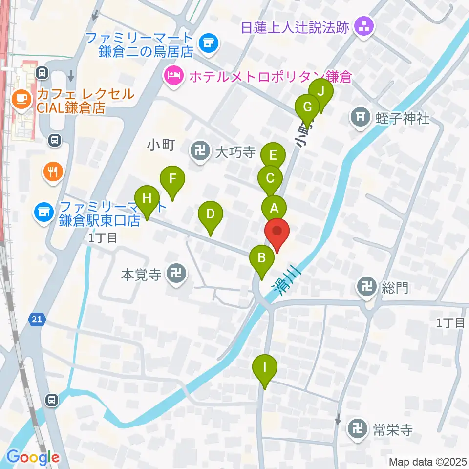 桐朋 子供のための音楽教室 鎌倉・横浜教室周辺の駐車場・コインパーキング一覧地図