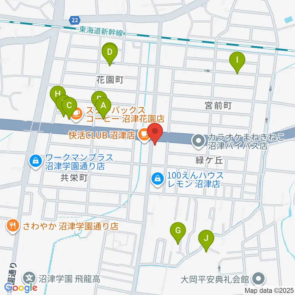 桐朋 子供のための音楽教室 富士教室周辺の駐車場・コインパーキング一覧地図