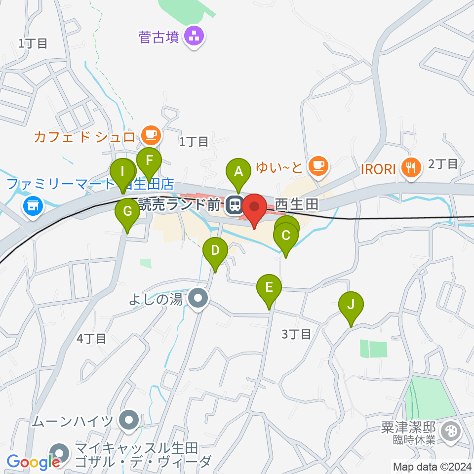 Miki music inn周辺の駐車場・コインパーキング一覧地図