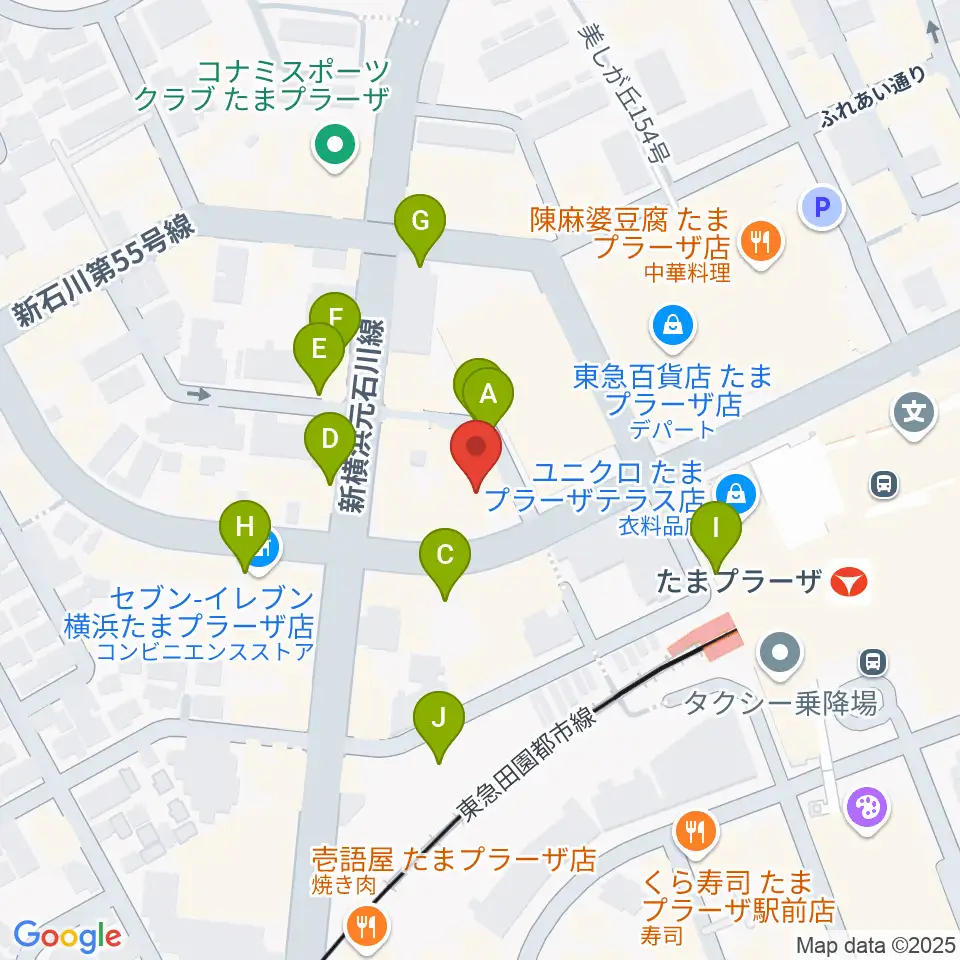 音教楽器店周辺の駐車場・コインパーキング一覧地図