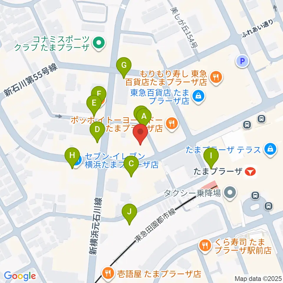音教楽器店周辺の駐車場・コインパーキング一覧地図