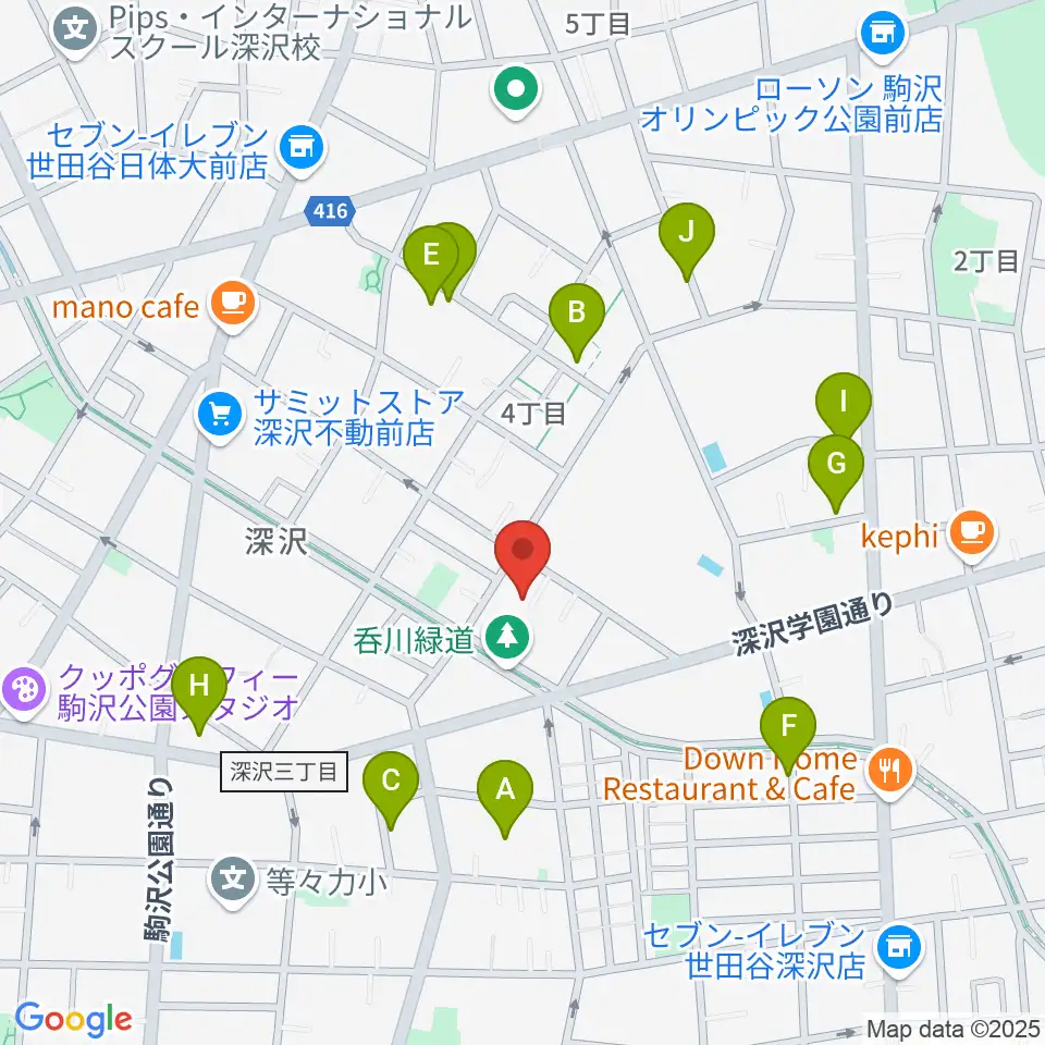 アライブレコーディングスタジオ周辺の駐車場・コインパーキング一覧地図