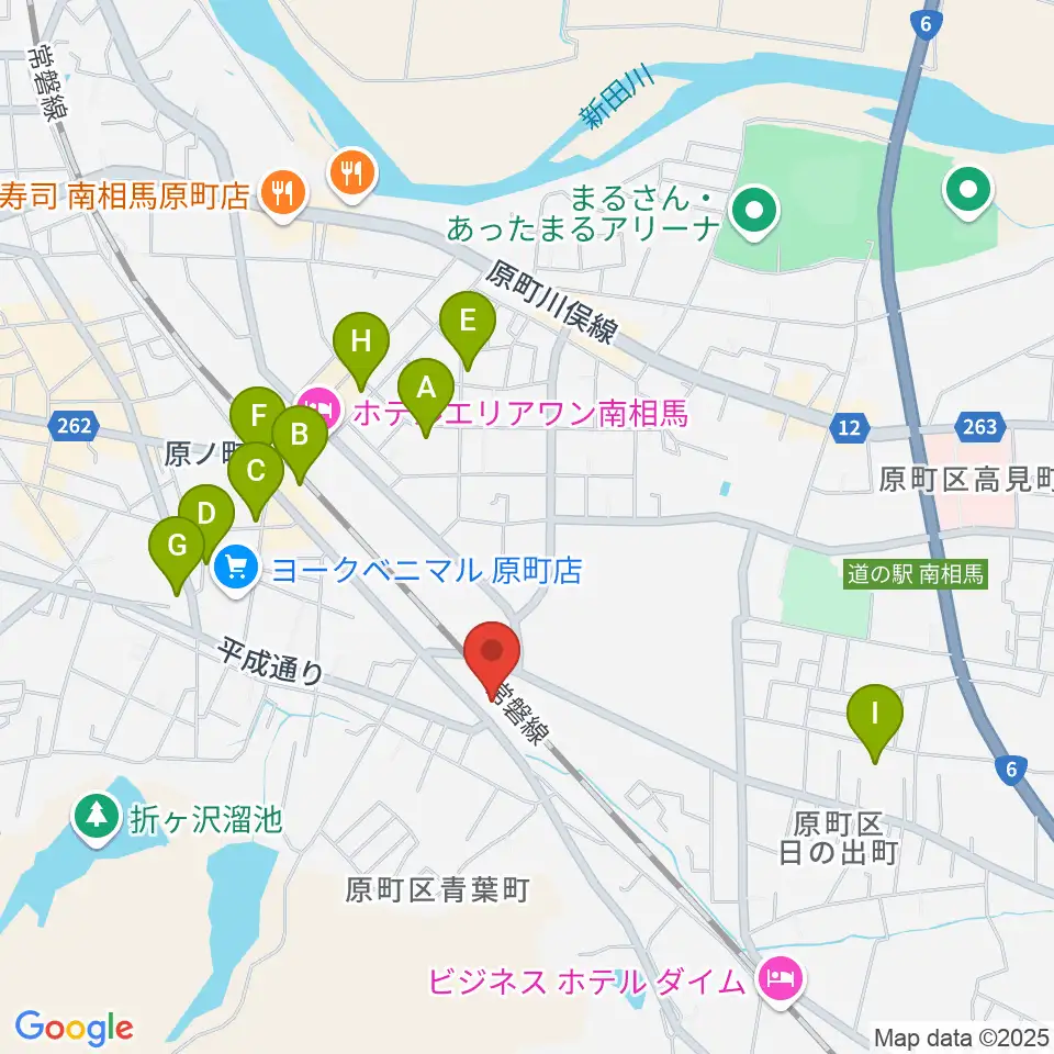 南相馬BACK BEAT サウンドファクトリースタジオ周辺の駐車場・コインパーキング一覧地図