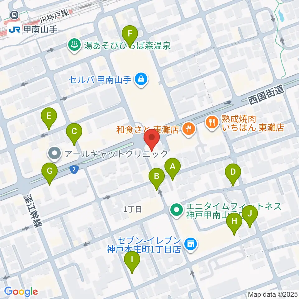 zing music周辺の駐車場・コインパーキング一覧地図