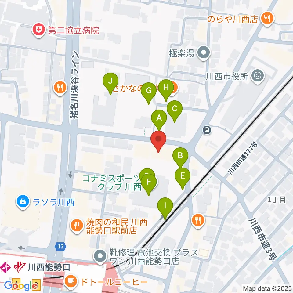 スタジオループ周辺の駐車場・コインパーキング一覧地図